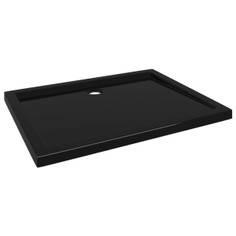 Rectangular ABS Shower Base Tray Black 27.6"x35.4" product